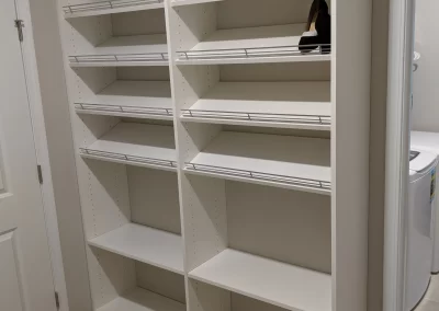 Custom Closet Shelving Including Shoe Storage