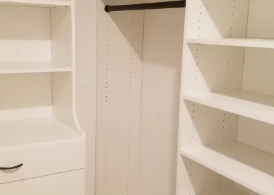 Custom Walk-in Closet In Almond Color 4