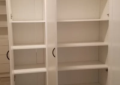 Custom Walk-in Closet In Almond Color 3