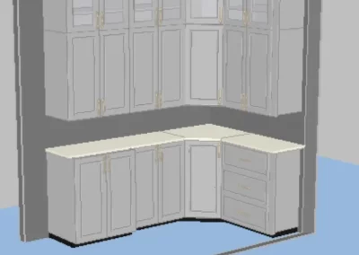 Custom Kitchen Pantry 3d Design Example