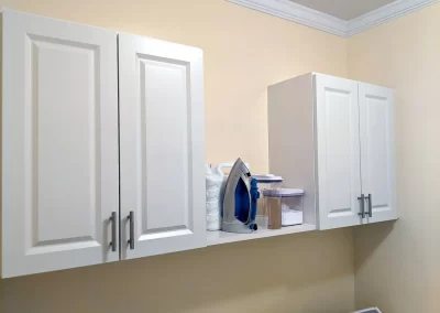 Laundry Room Cabinets and Shelf