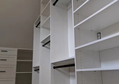 Recent Projects - Tall White Custom Closet System