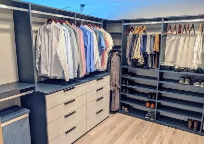 Luxury Custom Walk-in Closet Storage System - Waff Project