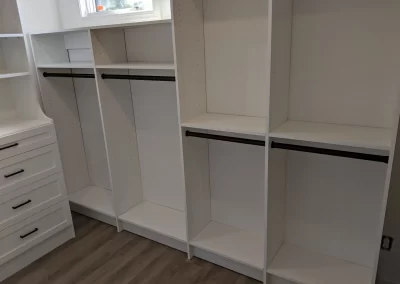 White Custom Closet System